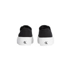 Calvin Klein Jeans Black And White Recycled Cotton Platform Sneakers