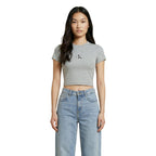 Calvin Klein Jeans Gray Cotton T-Shirt