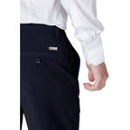 Armani Exchange Blue Polyamide Bermuda Shorts
