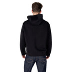 Armani Exchange Black Cotton Hoodie - Eljoys Fashion 