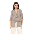 Only Beige Viscose Blazer