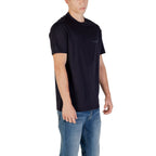 Armani Exchange Blue Cotton T-Shirt
