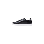 EA7 Emporio Armani Black Leather Sneakers
