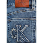Calvin Klein Jeans Blue Cotton Mom Jeans