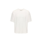 Only & Sons Cream Cotton T-Shirt