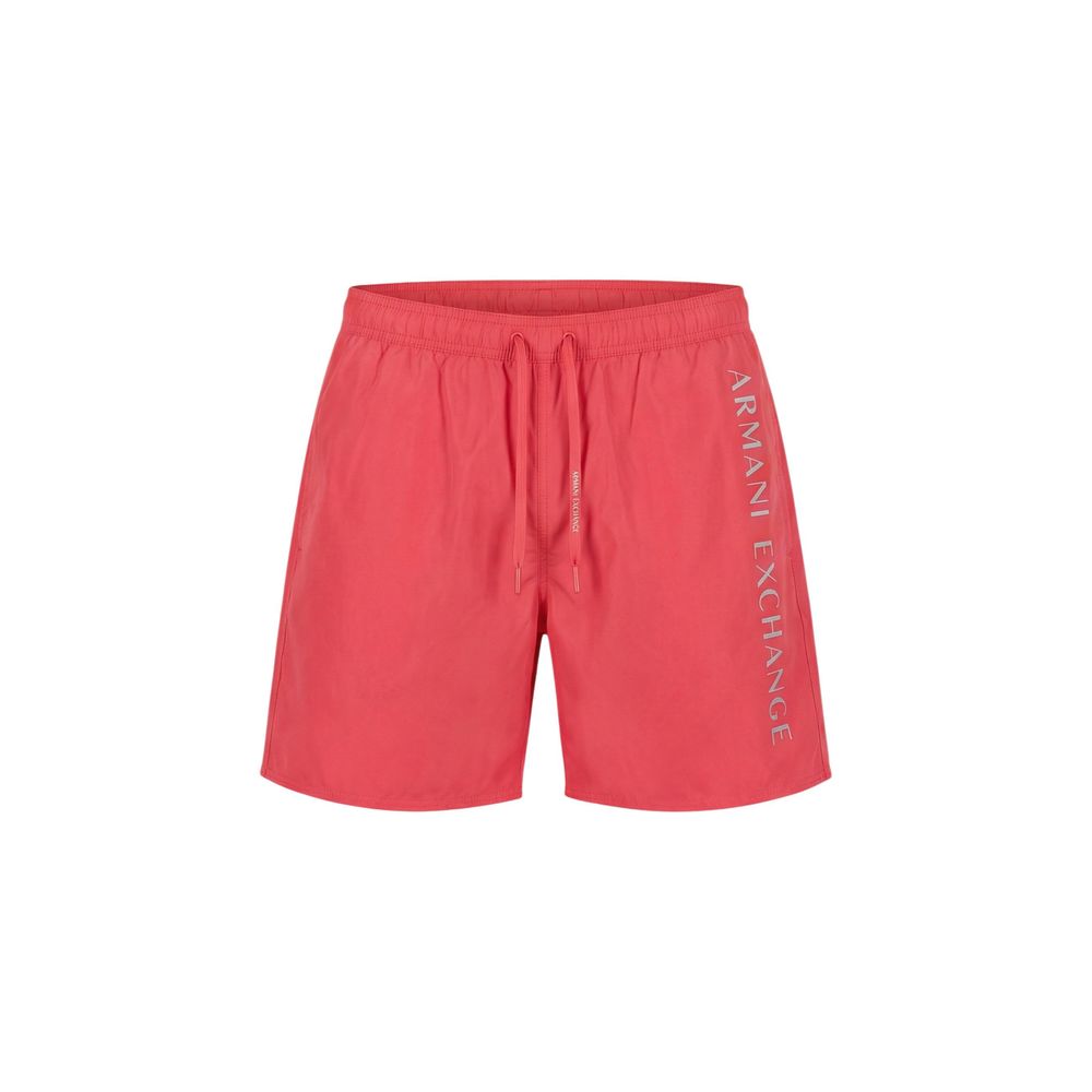 Armani Exchange Orange Polyester Swim Shorts