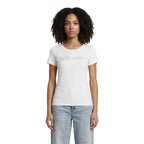 EA7 Emporio Armani White Elastane T-Shirt
