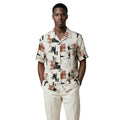 Antony Morato Beige Viscose Shortsleeve Shirt