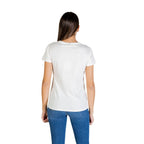 Liu Jo Cream Cotton T-Shirt