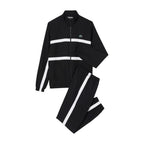 Lacoste Black And White Polyester Sweatsuit