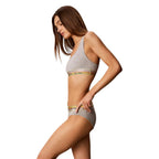 Calvin Klein Underwear Gray Cotton Bra