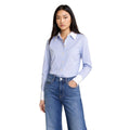Morgan De Toi Blue Polyester Blouse - Eljoys Fashion 