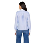 Morgan De Toi Blue Polyester Blouse - Eljoys Fashion 