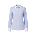 Morgan De Toi Blue Polyester Blouse - Eljoys Fashion 