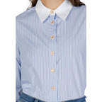 Morgan De Toi Blue Polyester Blouse - Eljoys Fashion 
