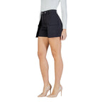 Morgan De Toi Black Recycled Polyester Shorts