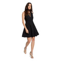 Morgan De Toi Black Polyester Midi Dress