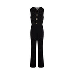 Morgan De Toi Black Polyester Jumpsuit