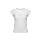 Replay White Cotton T-Shirt