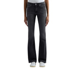 Replay Black Cotton Relaxed Fit Jeans