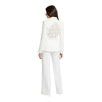Morgan De Toi White Polyester Blazer