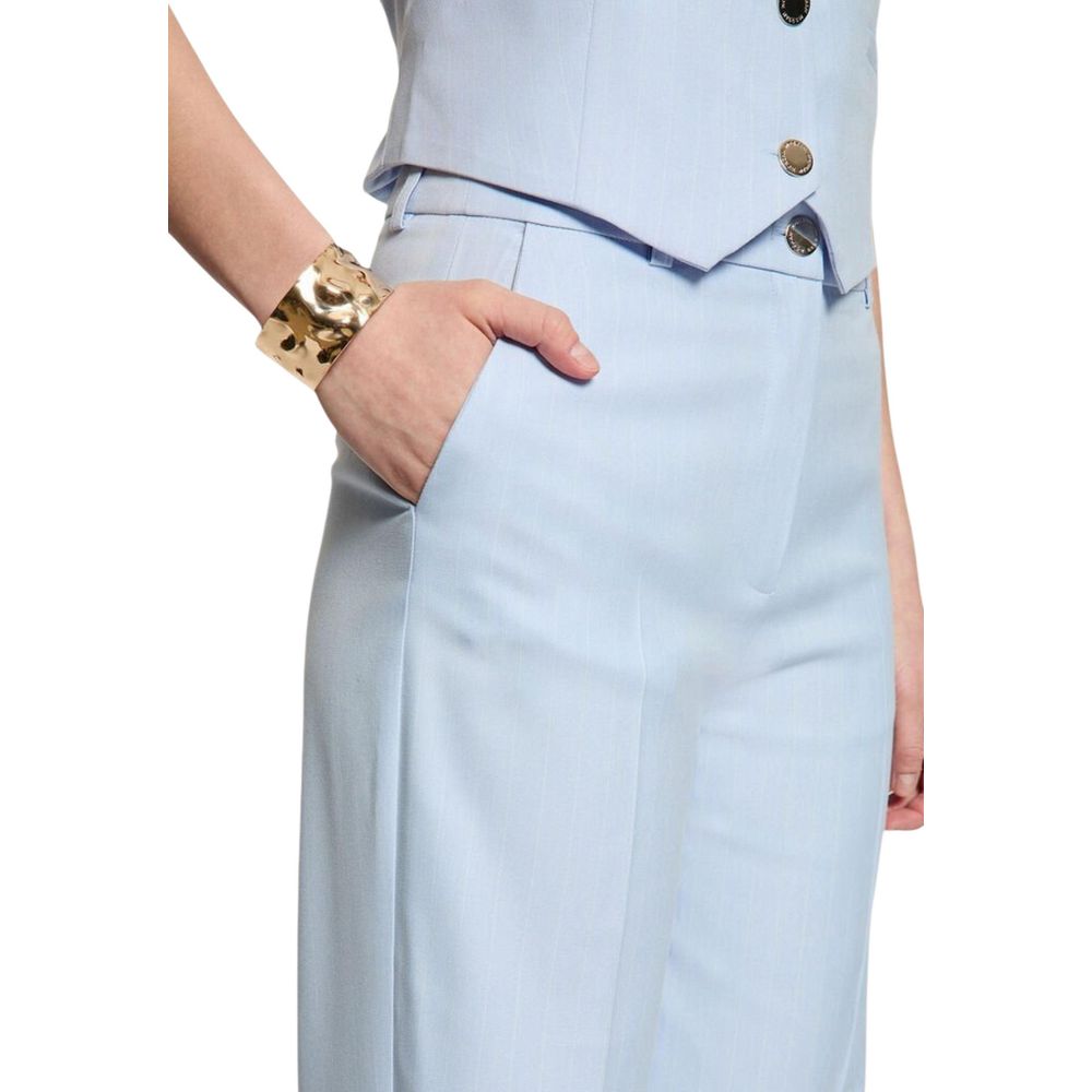 Morgan De Toi Blue Polyester Dress Pants