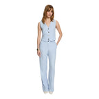 Morgan De Toi Blue Polyester Dress Pants