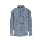 Only Light Blue Cotton Blouse