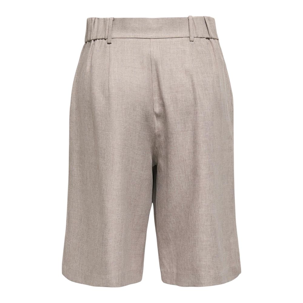 Only Gray Recycled Polyester Bermuda Shorts