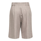 Only Gray Recycled Polyester Bermuda Shorts