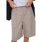 Only Gray Recycled Polyester Bermuda Shorts