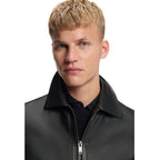 Hugo Boss Black Leather Leather Jacket
