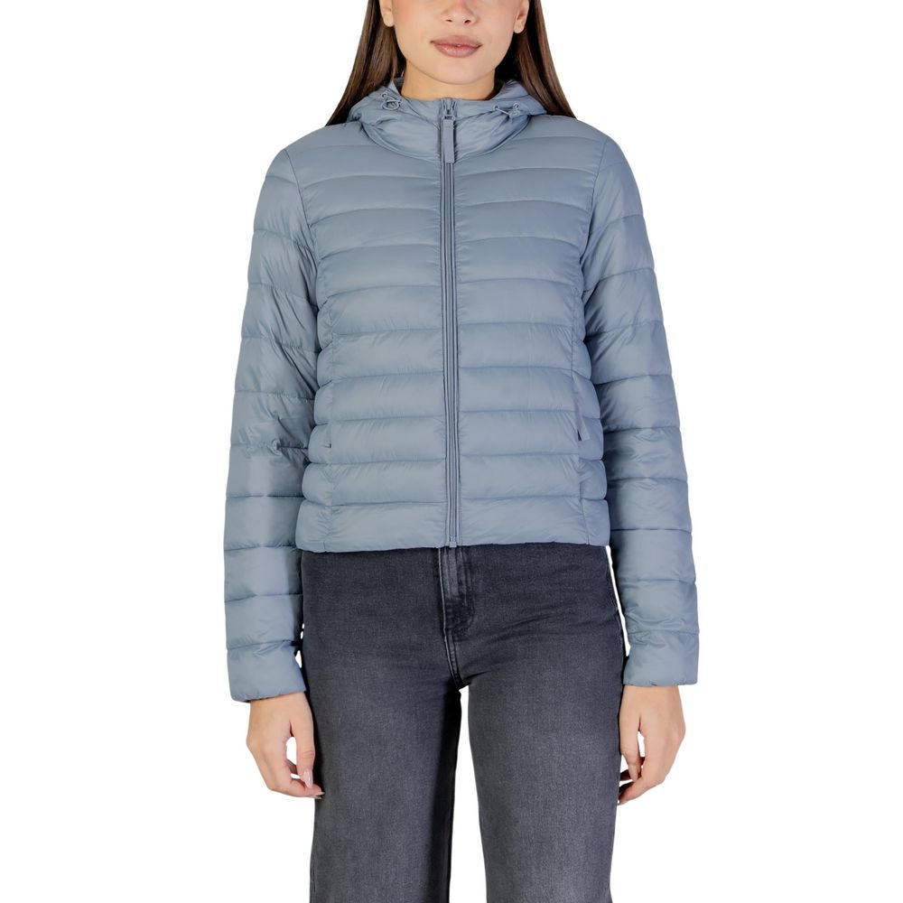 Only Blue Nylon Shell Jacket