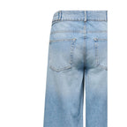 Only Light Blue Cotton Mom Jeans