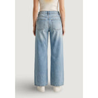 Only Light Blue Cotton Mom Jeans