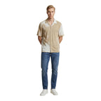 Only & Sons Beige Viscose Shortsleeve Shirt