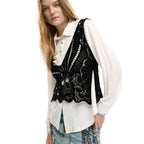 Desigual White Cotton Blouse
