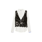 Desigual White Cotton Blouse