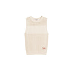 Desigual Beige Cotton Tank Tops