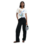Desigual White Cotton T-Shirt