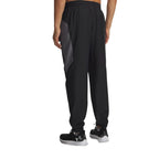Under Armour Black And White Polyester Joggers (Workout Pants)