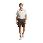 Gianni Lupo Black Cotton Bermuda Shorts