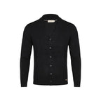 Gianni Lupo Black Viscose Cardigan