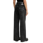 Karl Lagerfeld Black Recycled Cotton Relaxed Fit Jeans
