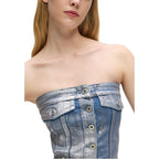 Karl Lagerfeld Bicolor Cotton Top