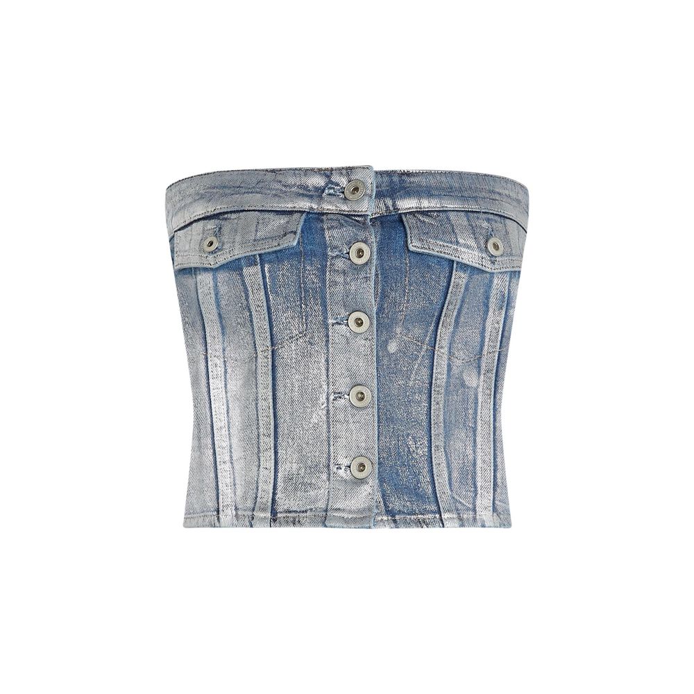 Karl Lagerfeld Bicolor Cotton Top