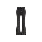 Karl Lagerfeld Black Recycled Cotton Mom Jeans