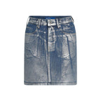 Karl Lagerfeld Bicolor Cotton Mini Skirt