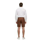 Borghese Beige Linen Bermuda Shorts