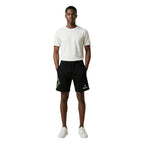 County of Milan Black Cotton Bermuda Shorts